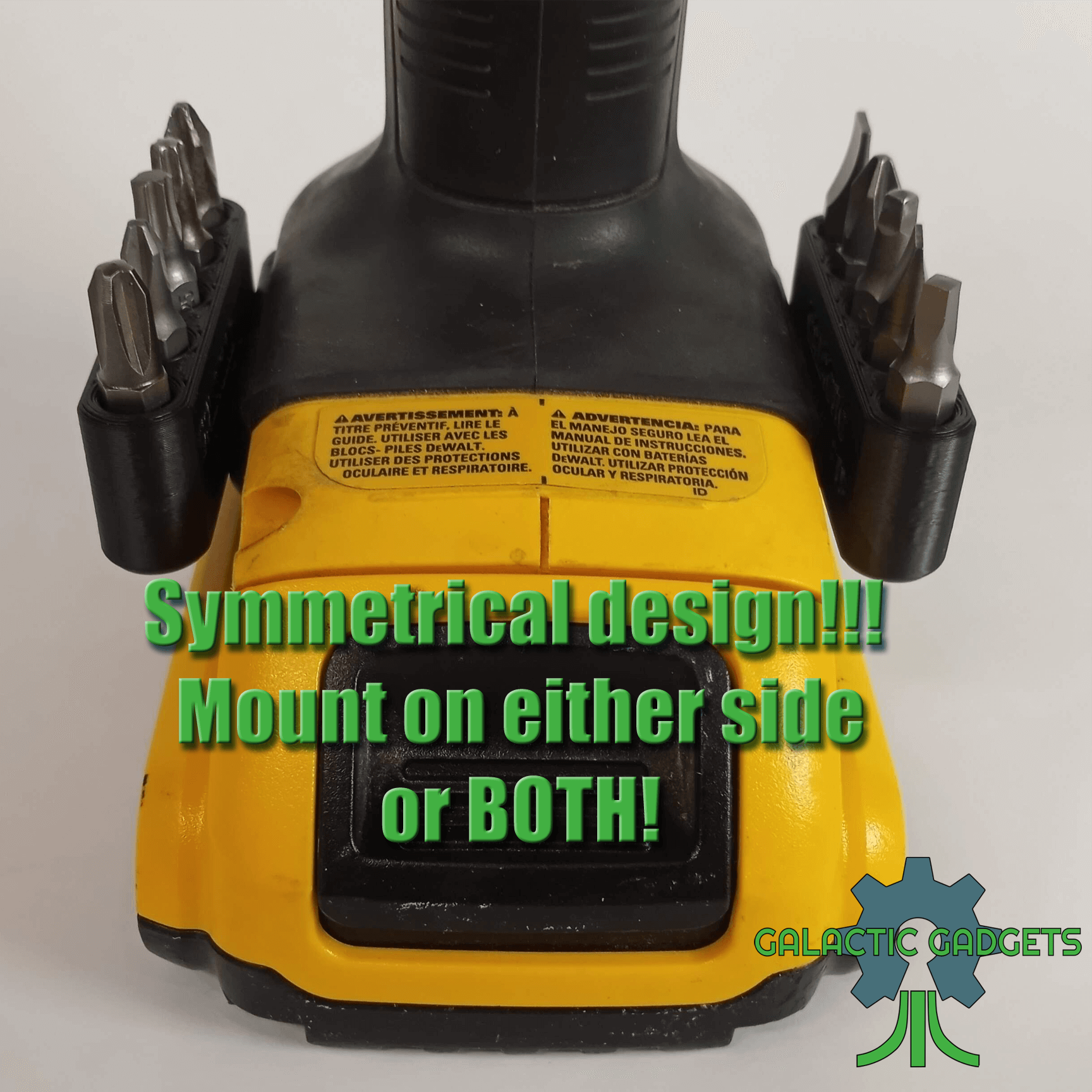 5 Slot Magnetic Bit Holder for Dewalt 20V MAX Drills, Impact Drivers - Image 5